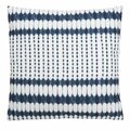 Safavieh 18 x 18 x 2 in. Indoor & Outdoor Kenza Pillow Navy&White PPL216A-1818